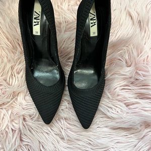 Zara black heels